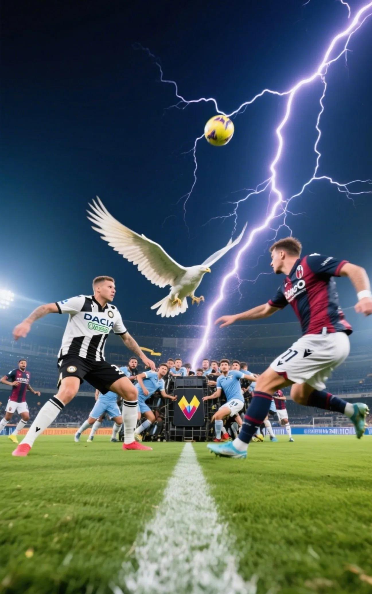 意甲比赛燃爆现场，球队实力争夺胜利