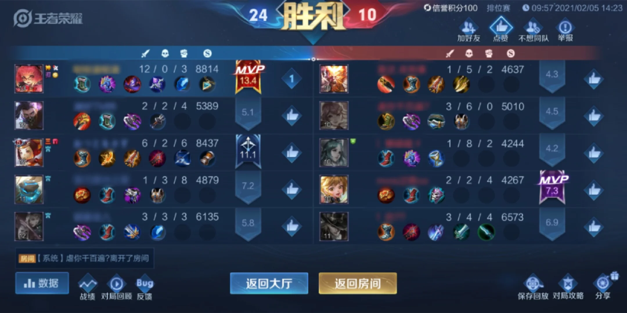 关于对抗之后积分还是如之前一样排名持平的信息